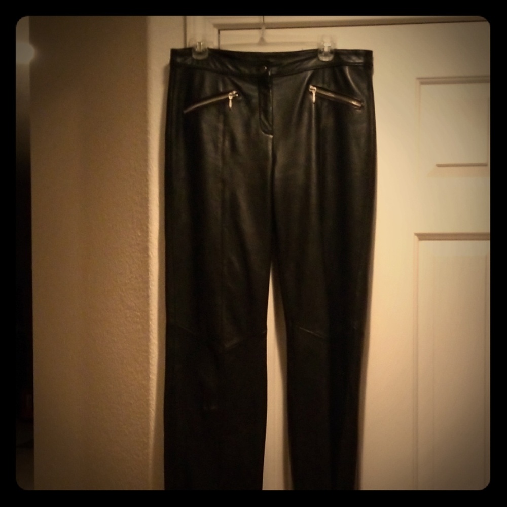 Leather pants